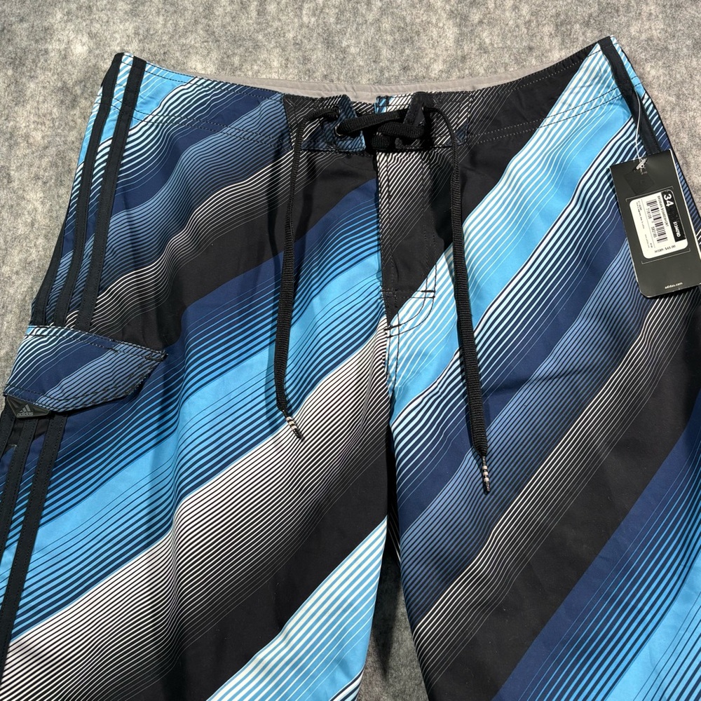 Adidas Mens Multicolor Brogan Boardshorts NWT Size 34 - Picture 8 of 11